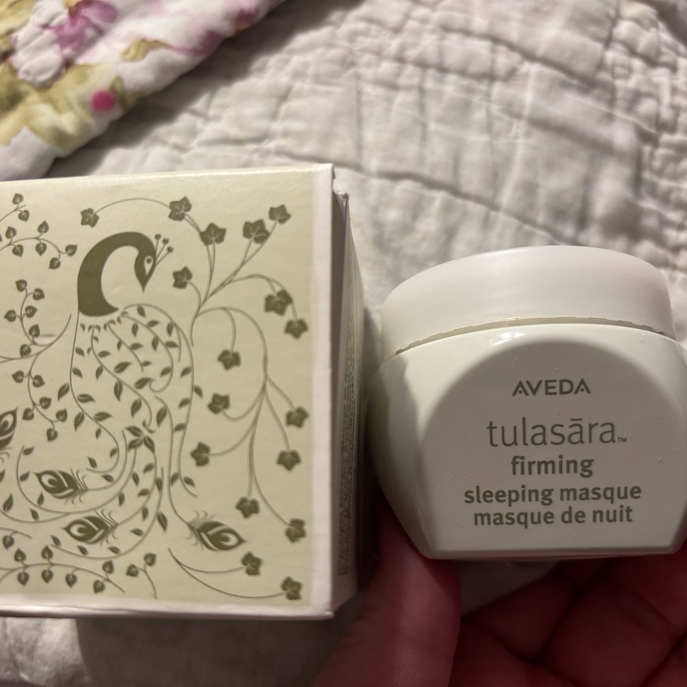 NEW Aveda Tulasāra Firming Sleeping Masque - White